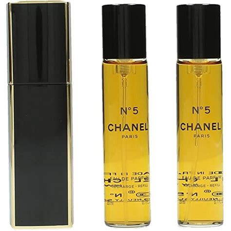 chanel no. 5 refill|Chanel No.5 Eau De Parfum Purse Spray And 2 Refills.